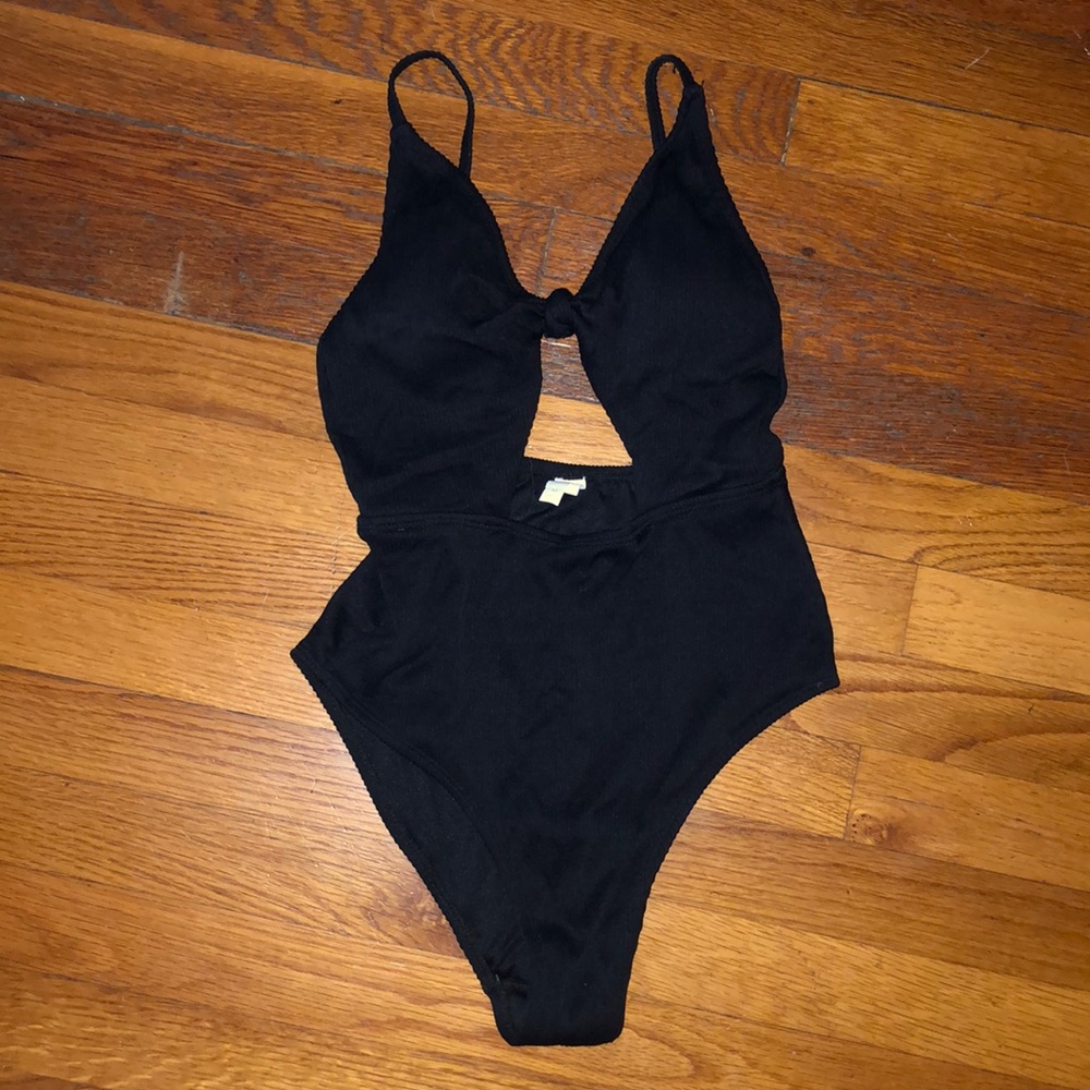 One piece black suit